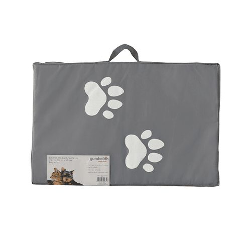 Colchoneta Para Mascota Pequeña Gris 60cm x 39cm x 5cm