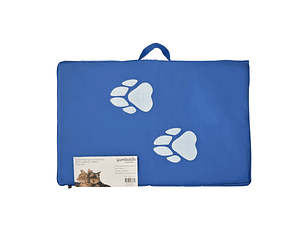 Colchoneta Para Mascota Pequeña Azul 60cm x 39cm X 5cm