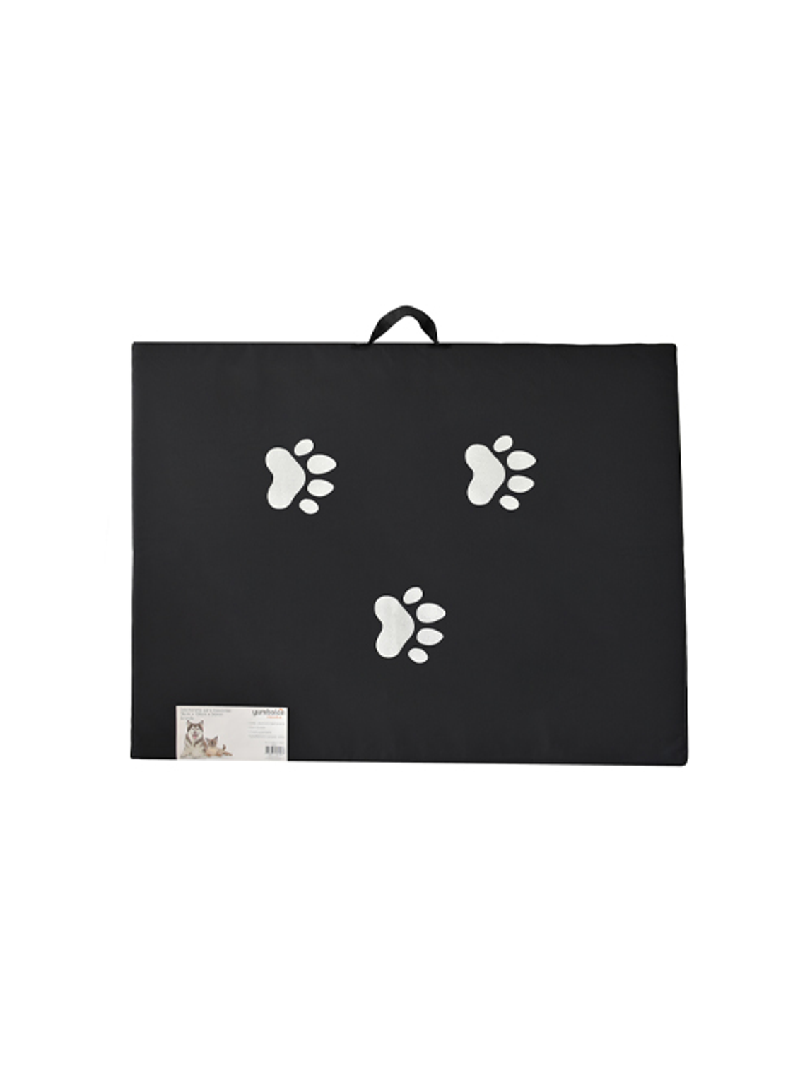 Colchoneta Para Mascota Grande Negra 100cm x 76cm x 5cm 2