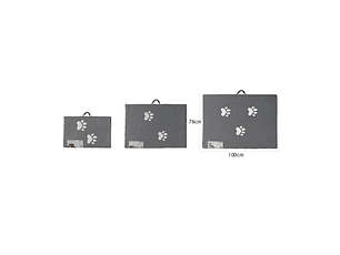 Colchoneta Mascota Grande gris 76cm x 1m    