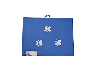 Colchoneta Para Mascota Grande Azul 100cm x 76cm x 5cm