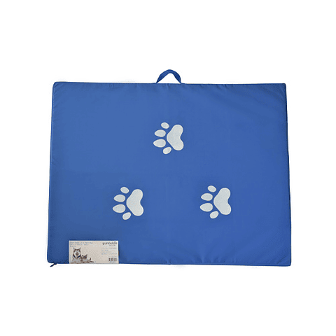 Colchoneta Para Mascota Grande Azul 100cm x 76cm x 5cm