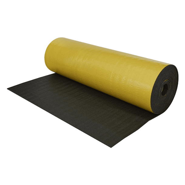 Rollo de Espuma Termo Acústica,8mm Negra con Adhesivo,1.22m x 10m (12.2m²) 2