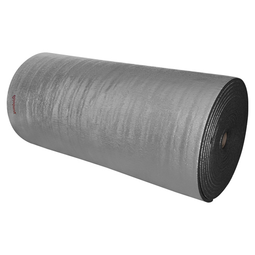 Rollo de Espuma Termo Acústica,10mm Negra con Metalizado ,1.22m x 15m (18.3m²)   5
