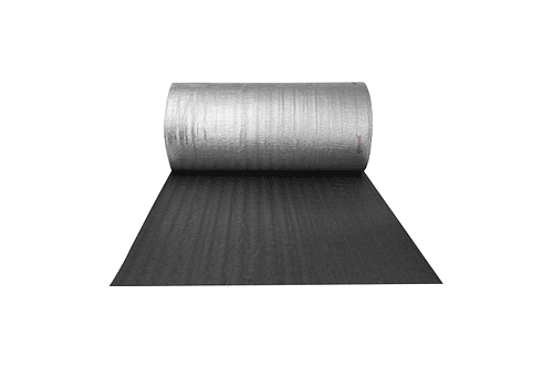 Rollo de Espuma Termo Acústica 15mm Negra con  Metalizado,1.22m x 15m (18.3m2)