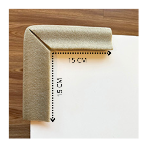 Perfil Protector De Esquinas Y Laterales en U,40cm Pqte x 6 Tiras 4