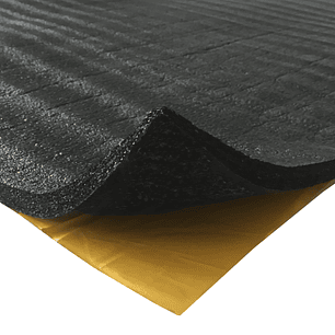 Rollo de Espuma polietileno 8mm Negra con Adhesivo,1.22m x 10m (12.2m²)