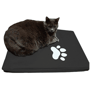 Colchoneta Mascota Mediana negra 60cm x 84cm