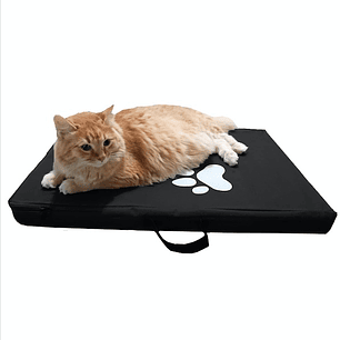 Colchoneta Mascota pequeña negra 39cm x 60cm