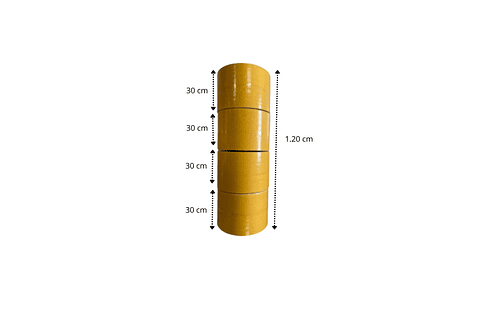 Rollo Espuma Termo Acústica 15mm Blanco Corrugado + Adhesivo Refilado 30cm x 10m  pqte x 2 Rollos