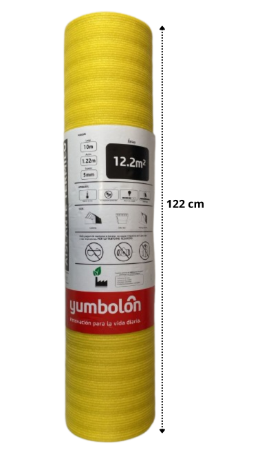 Rollo de Espuma Termico 5mm Amarillo Quemado Metalizado 122cm x 10m (12.2m2) 1