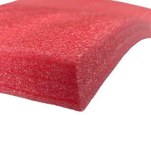 Lámina de Espuma Acústica Roja 30 mm , 1 m x 2 m (2m²)