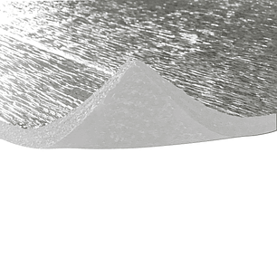 Rollo de Espuma Termo Acústica,15mm Blanca con Metalizado,1.22m x 25m (30,5m²)  