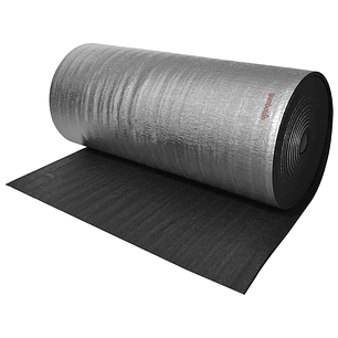 Rollo de Espuma Termo Acústica,15mm Negra con Metalizado,1.22m x 25m (30,5m²)  