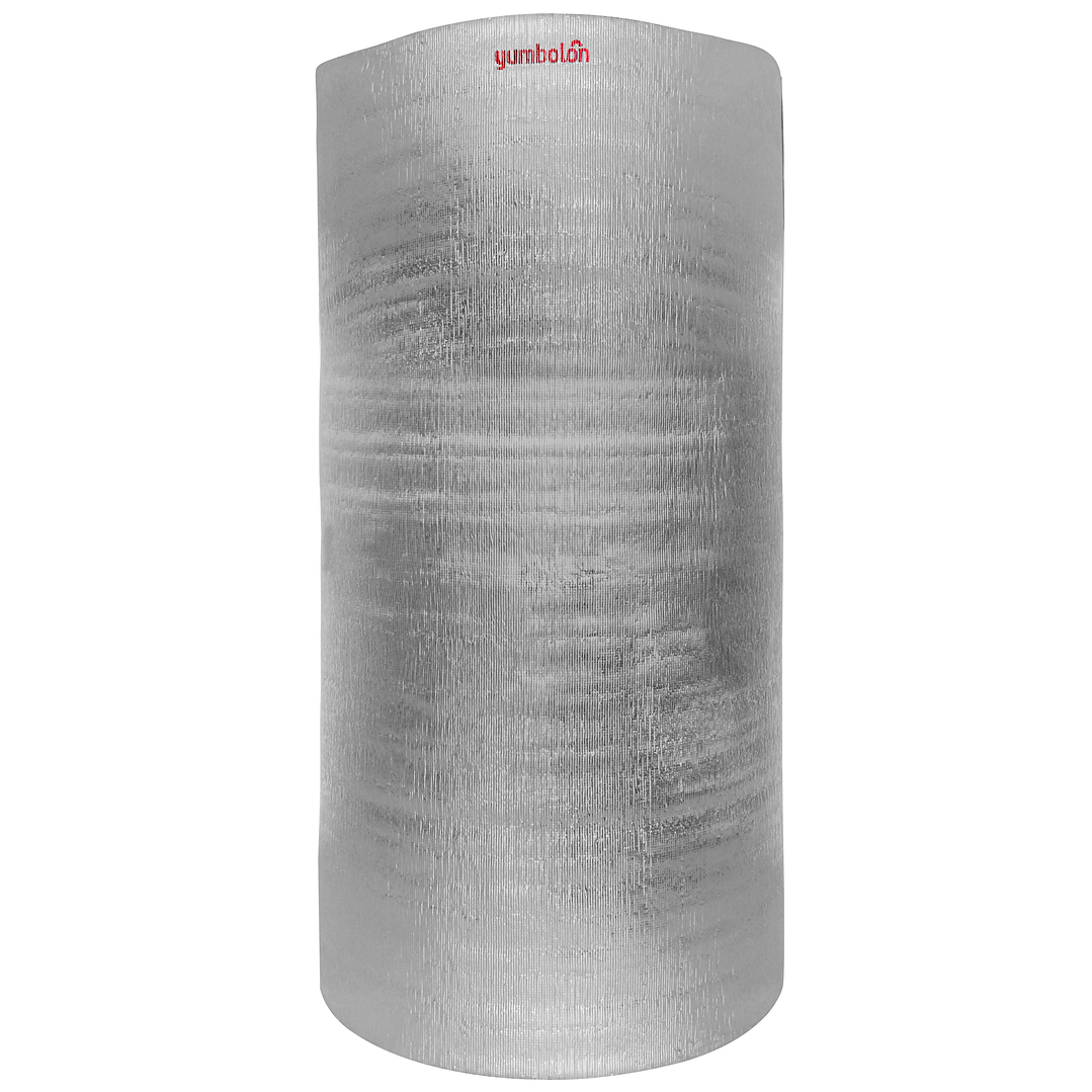 Rollo de Espuma Termo Acústica,15mm Negra con Metalizado,1.22m x 25m (30,5m²)   2