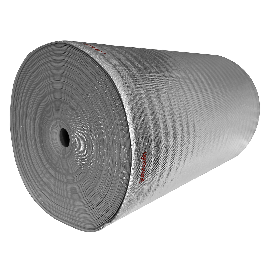 Rollo de Espuma 3mm Blanca con Metalizado ,1.22m x 100m (122m²)   5