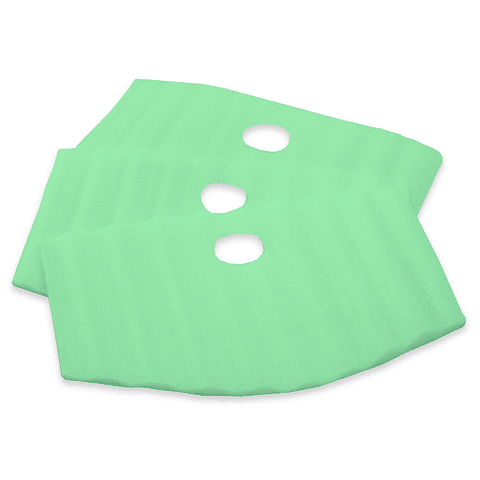 Protector 5mm Verde 50 cm x 35 cm  Pqt x 500 und (87,5 m²)