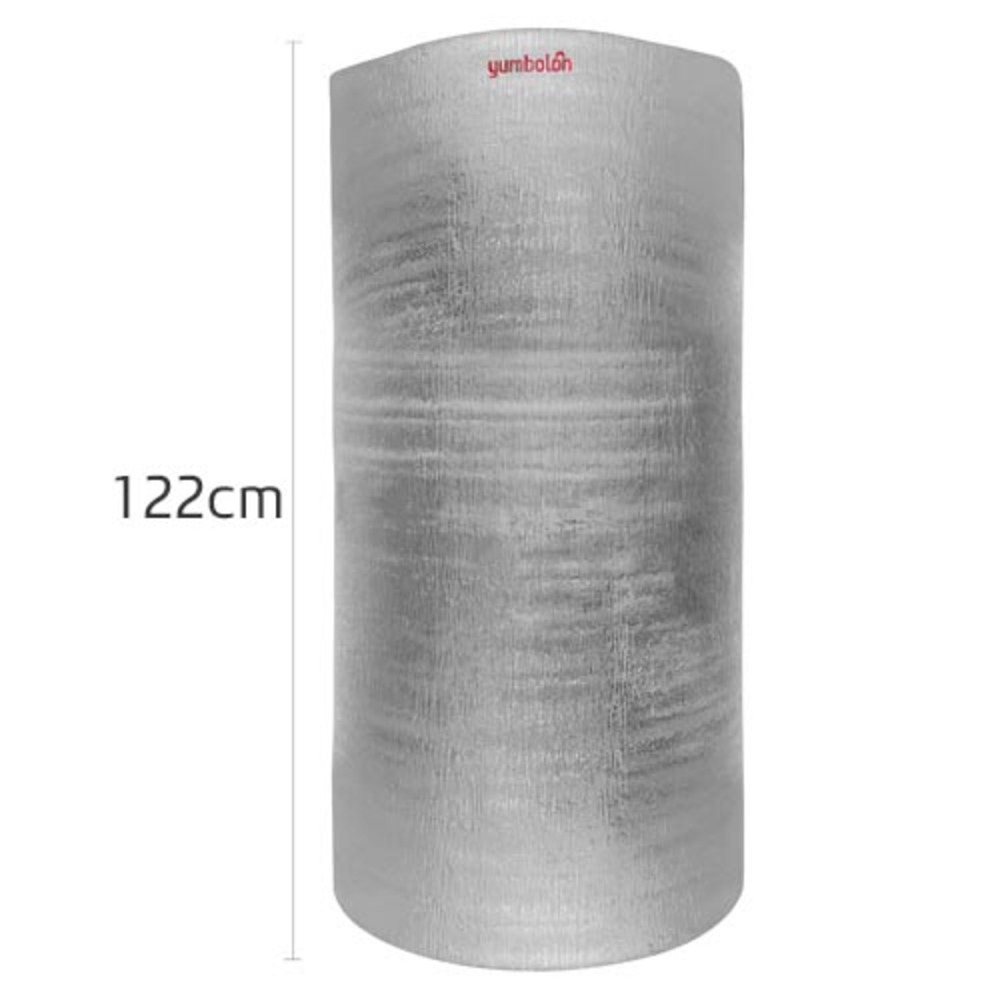 Rollo de Espuma Termo Acústica,10mm Negra con Metalizado ,1.22m x 25m (30,5m²)  3