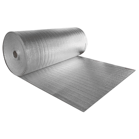Rollo de Espuma Termo Acústica,5mm Negra con Metalizado ,1.22m x 50m (61 m²) 