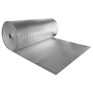 Rollo de Espuma Termo Acústica,5mm Negra con Metalizado ,1.22m x 50m (61 m²) 