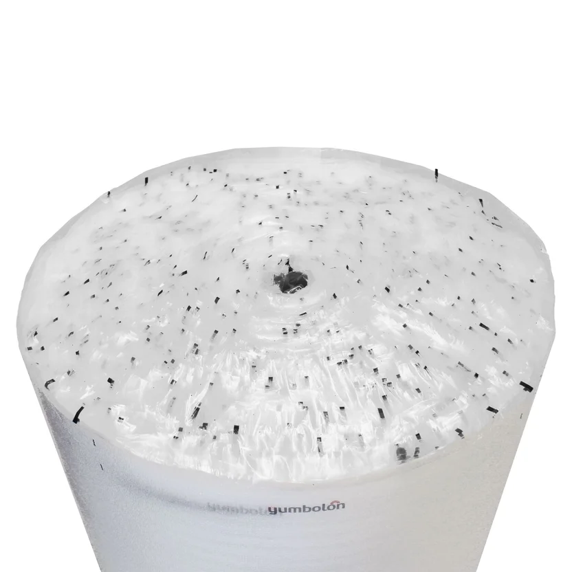 Rollo de Espuma acústica 1mm Reforzada Blanca 1m x 300m (300m2) 3