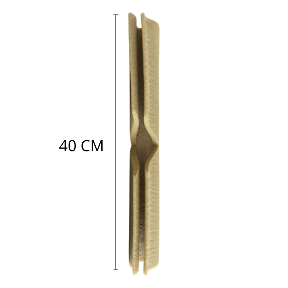 Perfil Protector De Esquinas Y Laterales en U,40cm Pqte x 6 Tiras 1