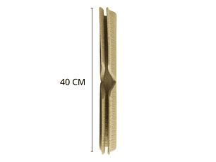 Perfil Protector De Esquinas Y Laterales en U,40cm Pqte x 6 Tiras