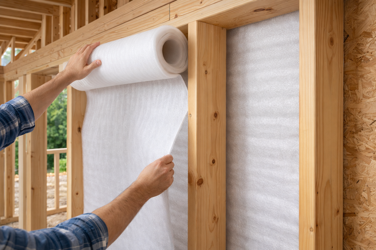 Rollo Espuma acústica 10mm Blanco 1m x 15m (15m2) 3