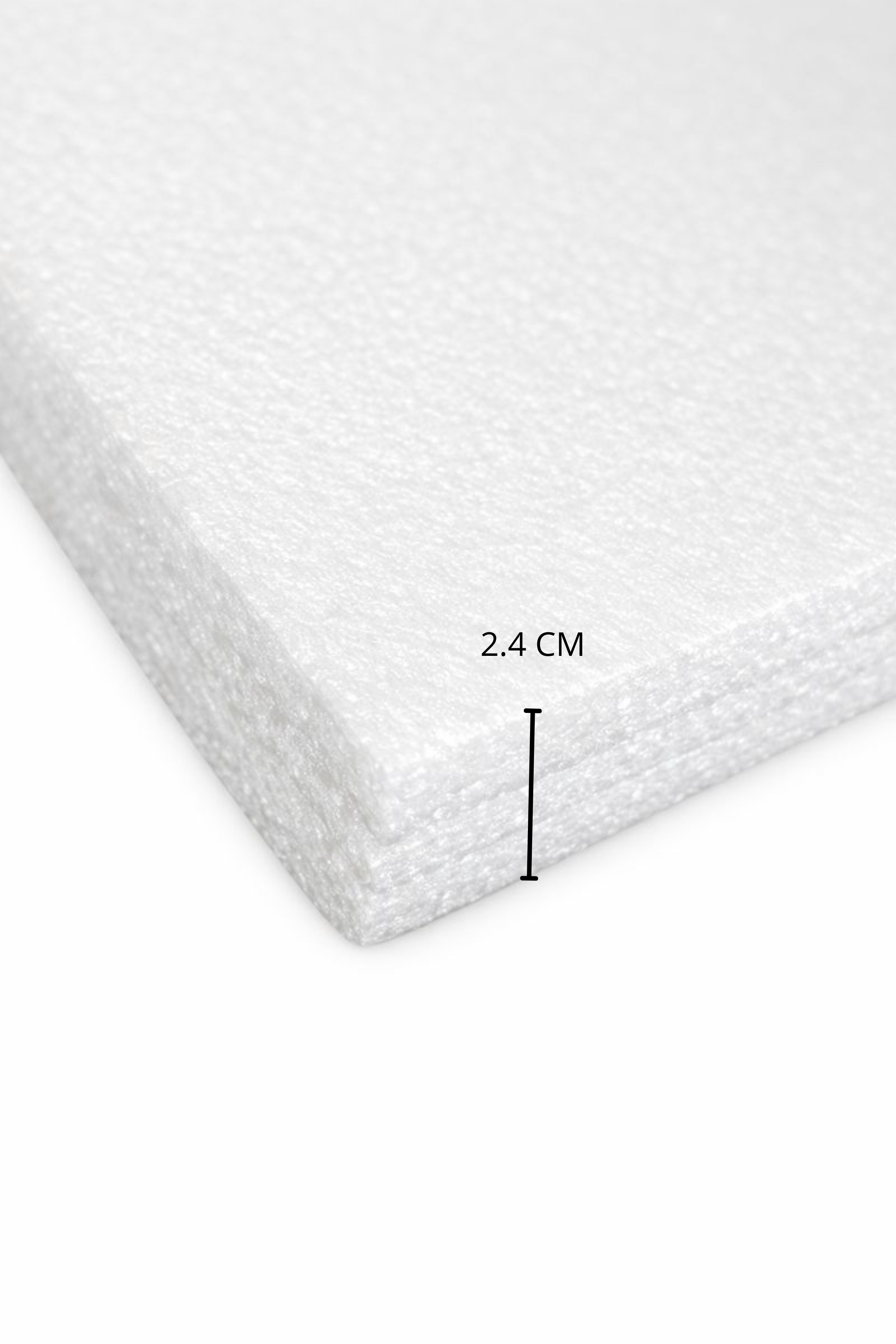 Lámina de Espuma Acústica Blanca 24 mm,1m x 2m (2m²) 2