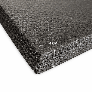 Lámina de Espuma Acústica Negra 40 mm, 1 m x 2 m (2m²)