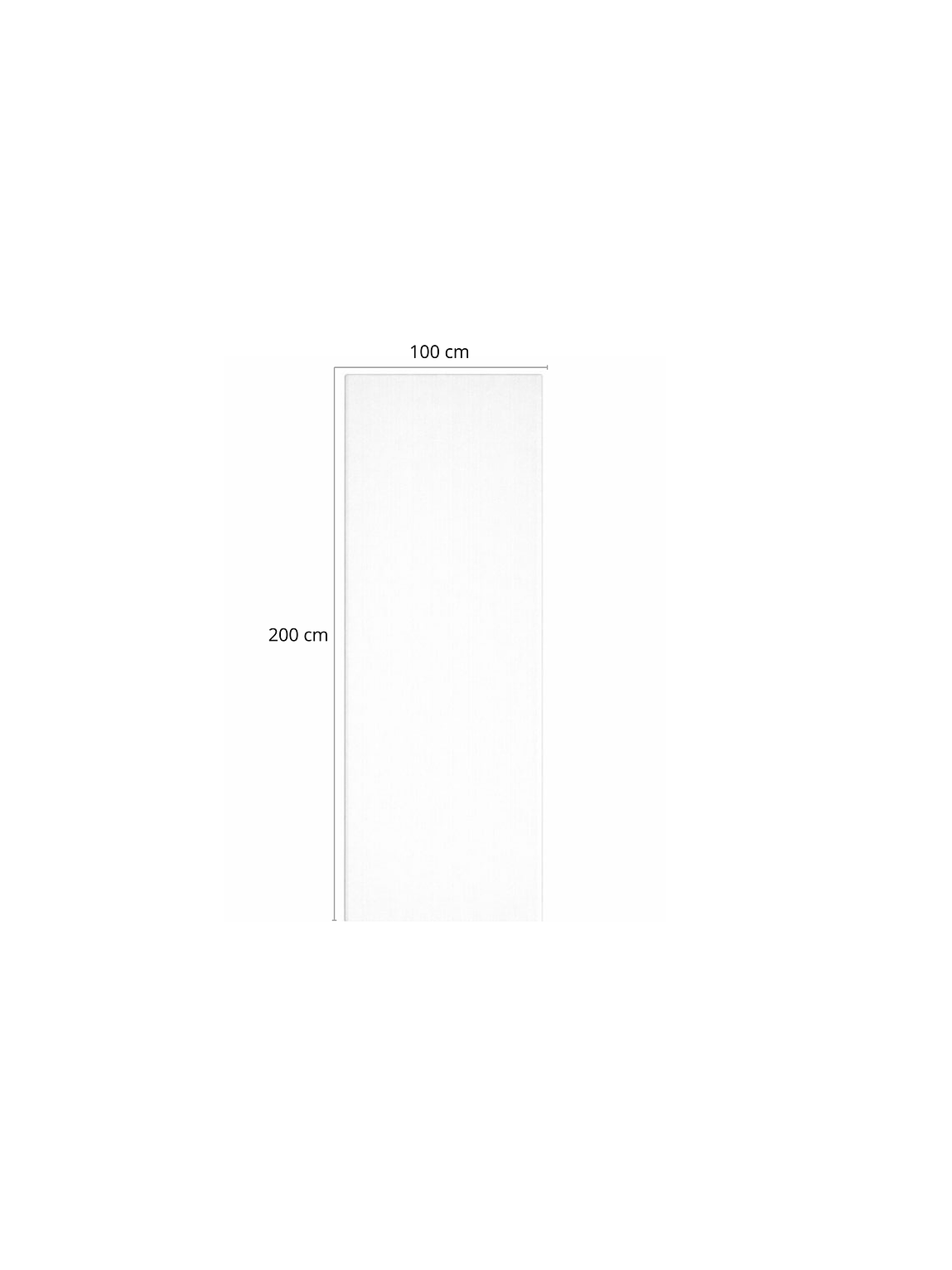 Lámina de Espuma Acústica Blanca 50 mm, 1 m x 2 m (2m²) 1