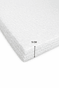 Lámina de Espuma Acústica Blanca 50 mm, 1 m x 2 m (2m²) - Miniatura 2