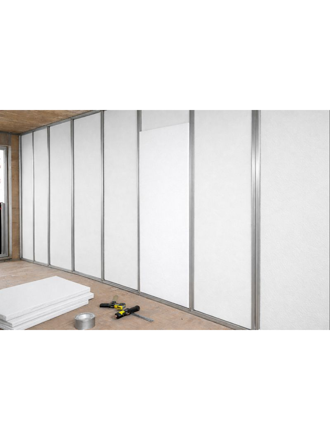 Lámina de Espuma Acústica Blanca 50 mm, 1 m x 2 m (2m²) 3