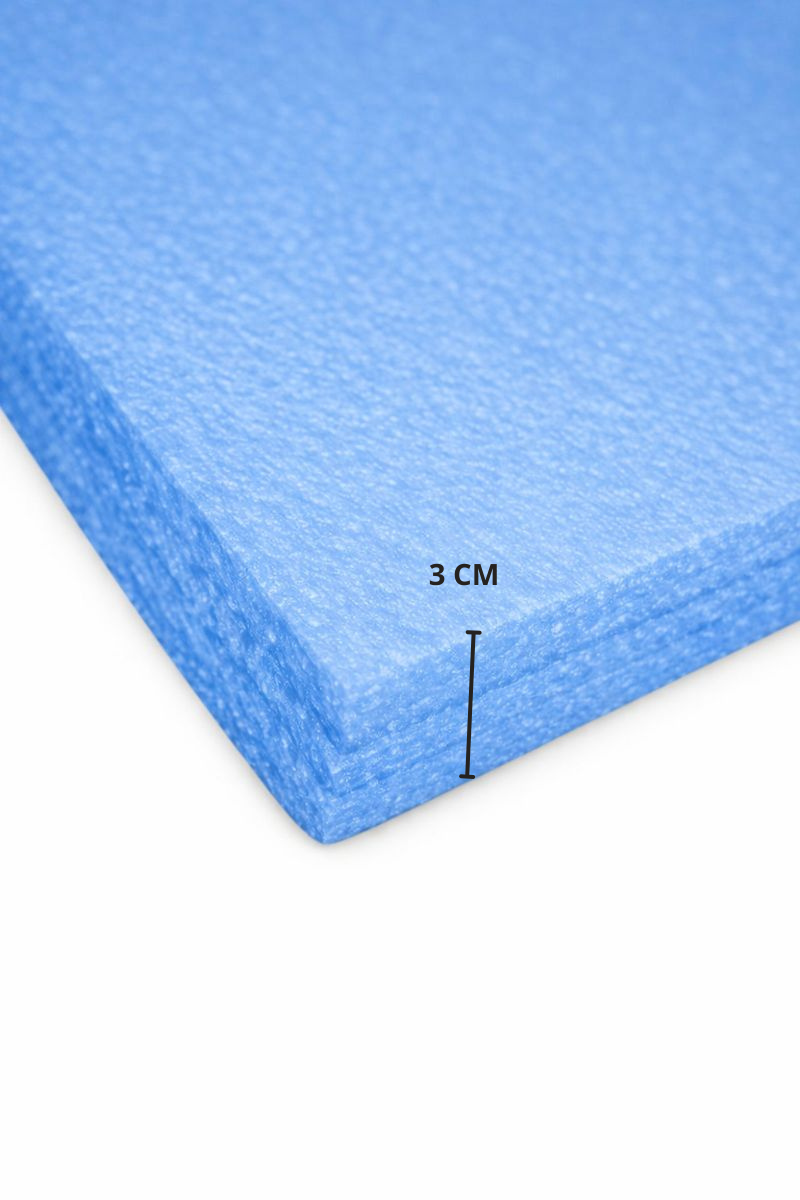 Lámina de Espuma Acústica Azul 30 mm , 1 m x 2 m (2m²) 2