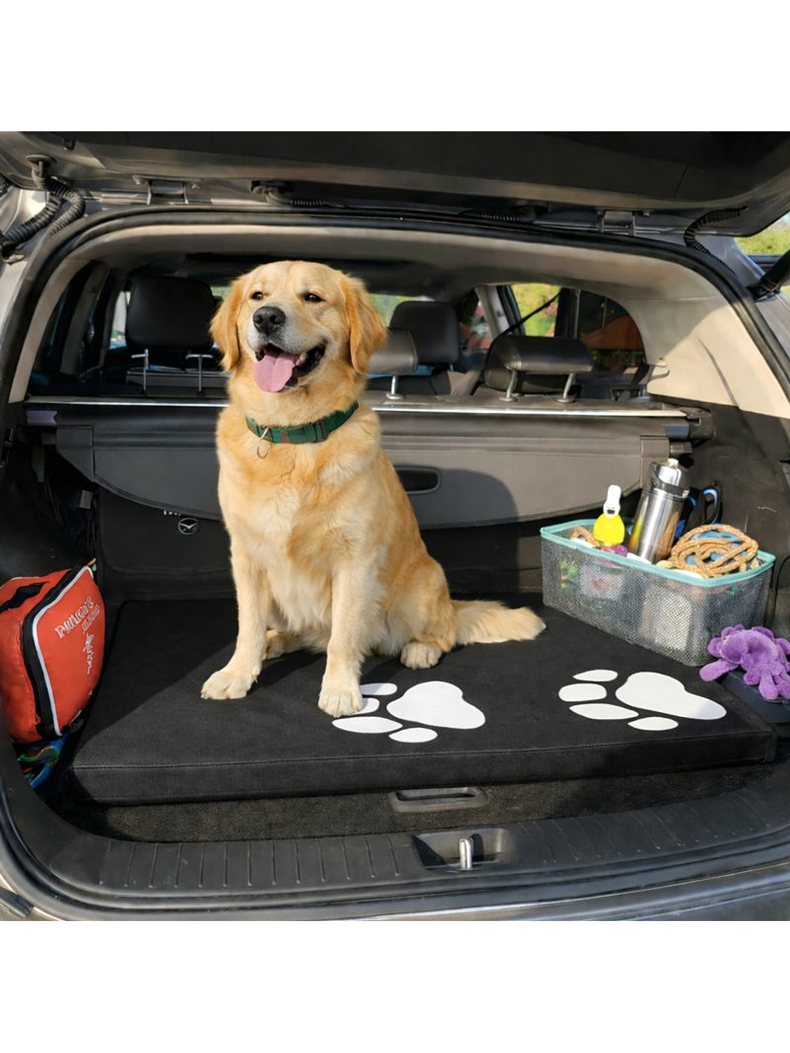 Colchoneta Para Mascota Grande Negra 100cm x 76cm x 5cm 4