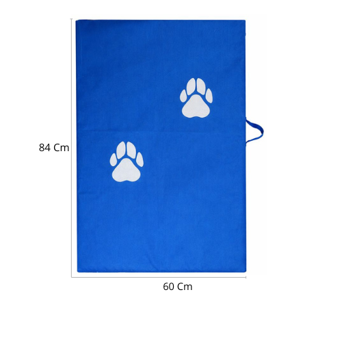 Colchoneta Para Mascota Mediana Azul 84cm x 60cm X 5cm 1