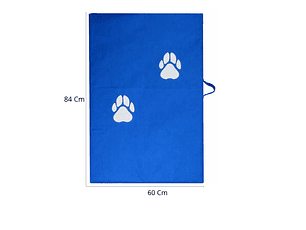Colchoneta Para Mascota Mediana Azul 84cm x 60cm X 5cm