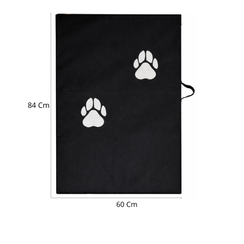 Colchoneta Para Mascota Mediana Negra 84cm x 60cm X 5cm 1