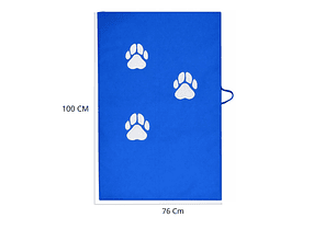 Colchoneta Para Mascota Grande Azul 100cm x 76cm x 5cm
