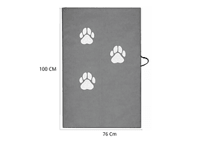 Colchoneta Para Mascota Grande Gris 100cm x 76cm X 5cm