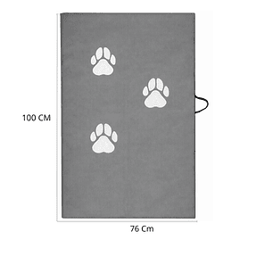 Colchoneta Para Mascota Grande Gris 100cm x 76cm X 5cm