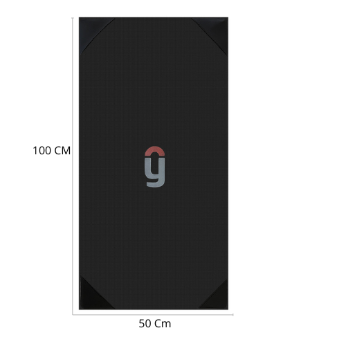 Colchoneta Profesional Negra 100cm x 50cm x 4cm 1