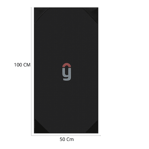 Colchoneta Profesional Negra 100cm x 50cm x 4cm