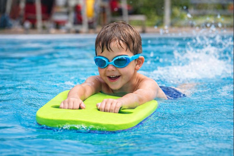 Tabla de Natación Bicolor - 40 mm, 34x49 cm 3