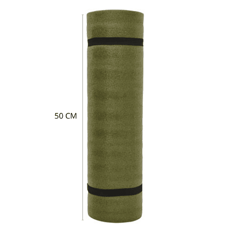 Colchoneta Multiusos  Verde Militar 180cm x 60cm x 1cm