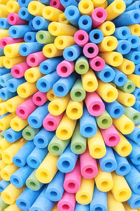 Flotador de Espuma Surtido Grueso Pqt X 50 Unidades