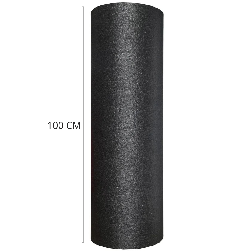 Rollo Espuma acústica 11mm Negro 1m x 25m (25m2) 1