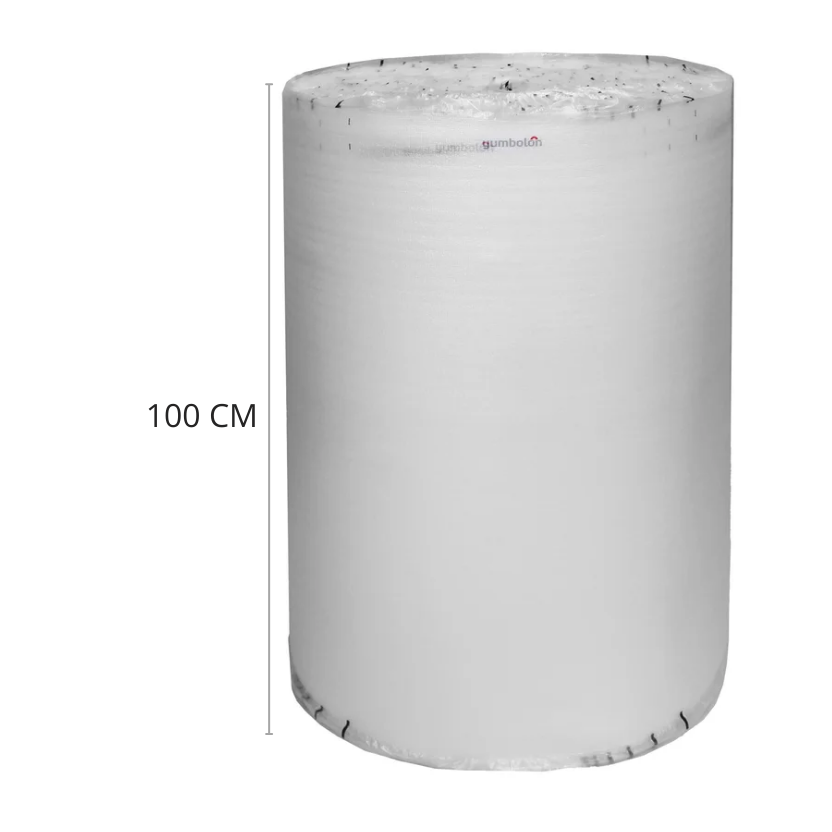 Rollo de Espuma acústica 1mm Reforzada Blanca 1m x 300m (300m2) 1