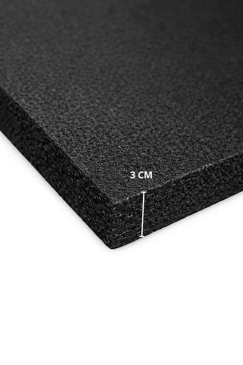 Lámina de Espuma Acústica Negra 30 mm, 1 m x 2 m (12m²) Pack x 6 Unidades