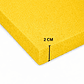 Lámina de Espuma Acústica Amarilla 20mm, 122cm x 61cm (4.47m²) Pack x 6 Unidades - Miniatura 2
